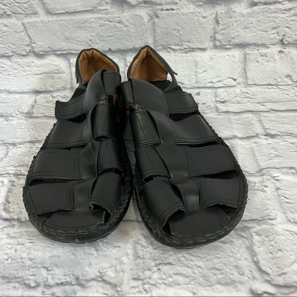 Pikolinos Tarifa leather mens sandals 12.5 Velcro closure main image 8